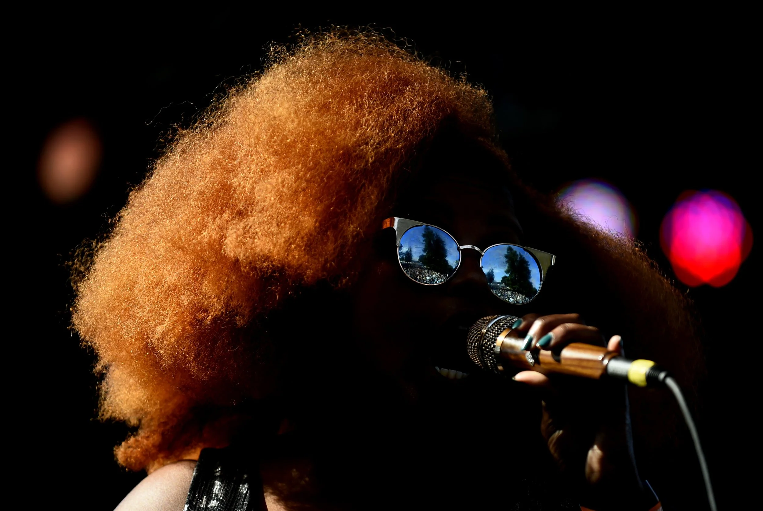 Kam Franklin, the lead singer of The Suffers, performs at BottleRock in Napa, Calif. on Sunday, May 29th. The Suffers’ music is performed with a "Gulf Coast Soul.”