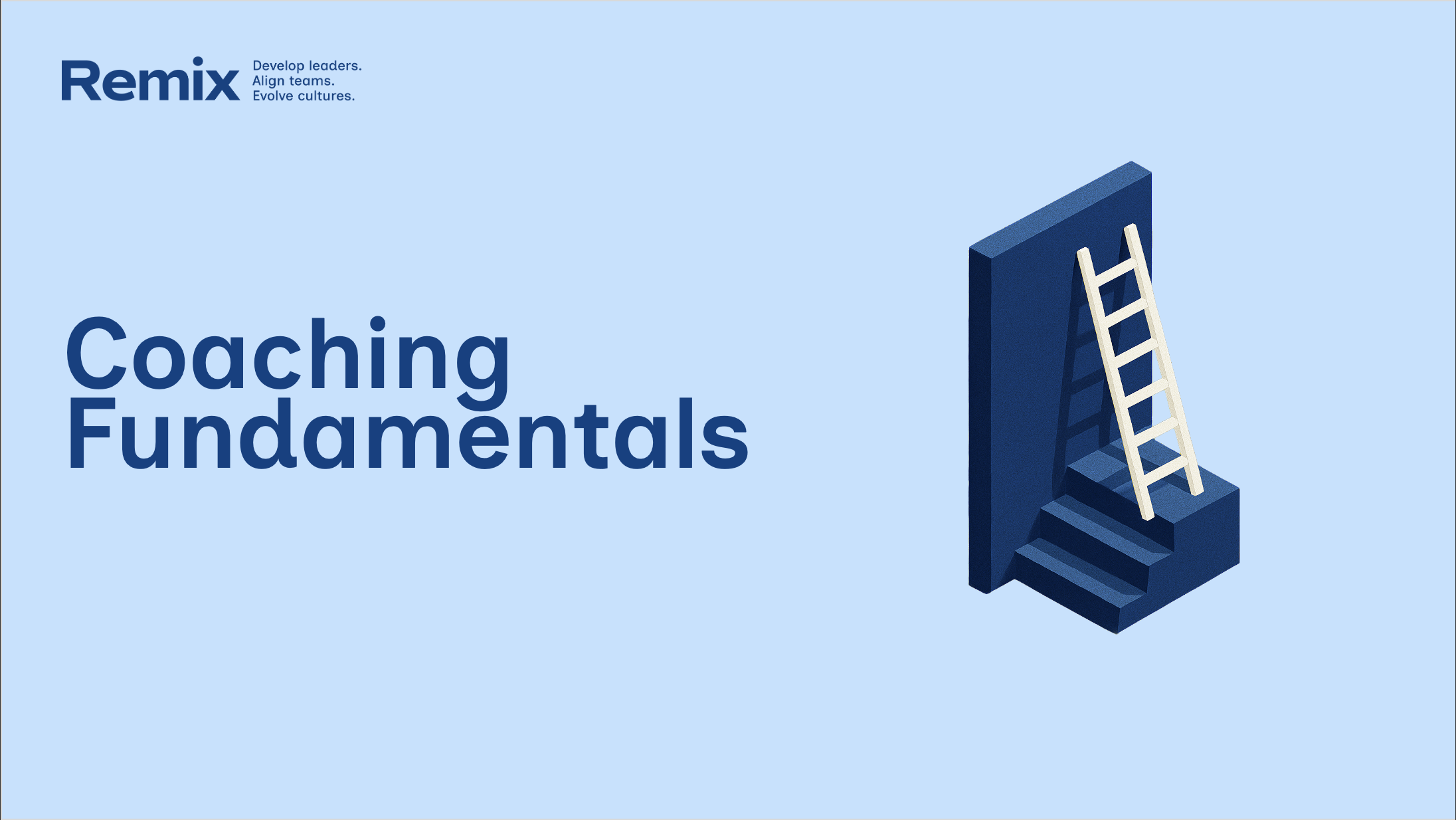 Remix Coaching's Fundamentals of Coaching Experience