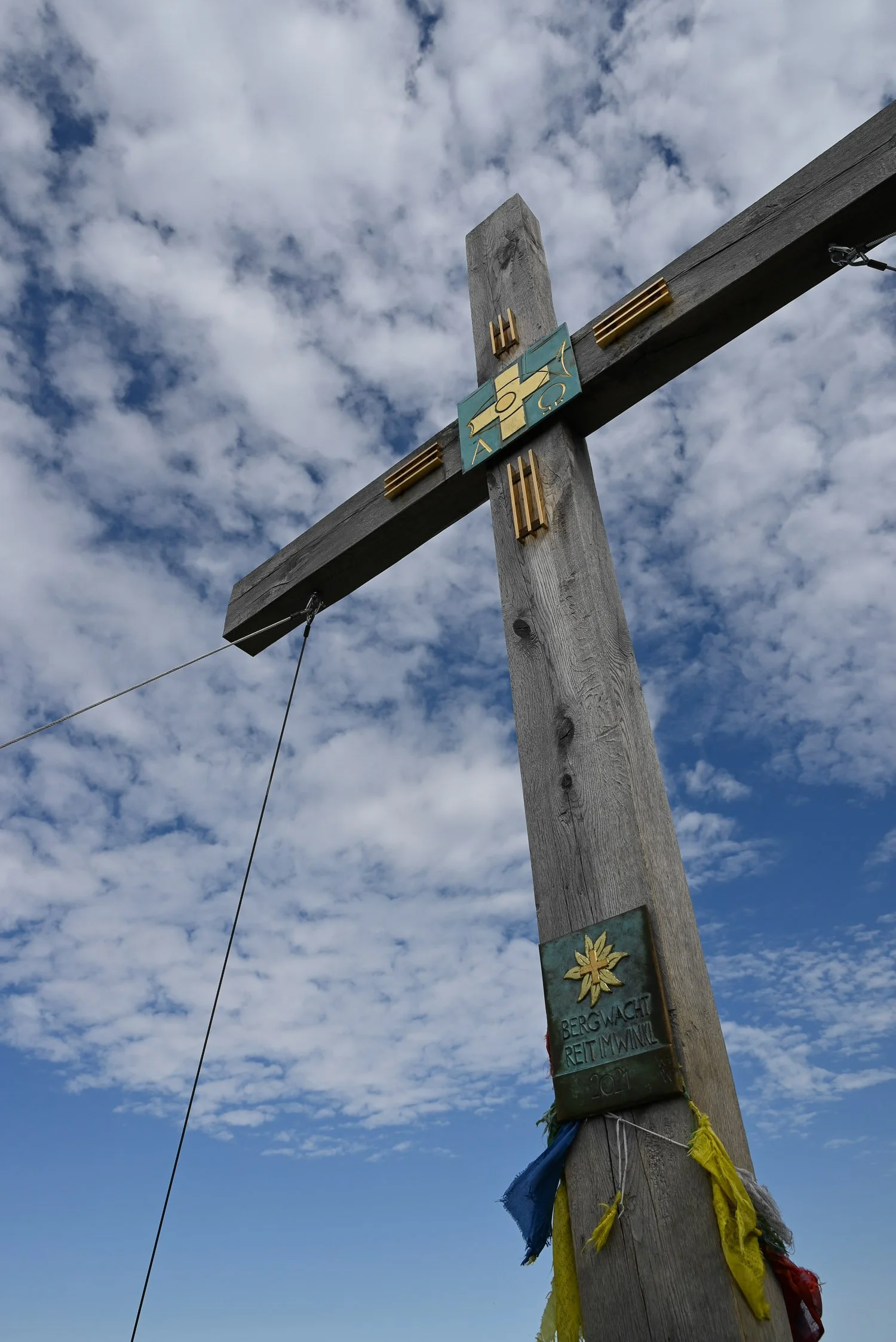 Gipfelkreuz Dürrnbachhorn Chiemgauer Alpen