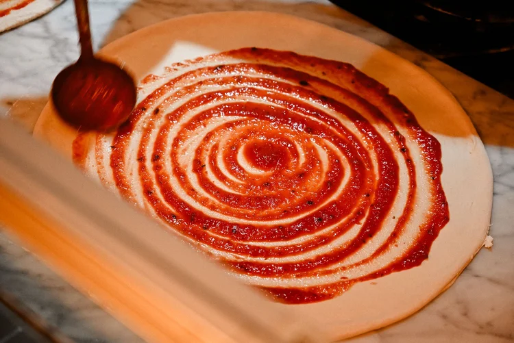 Produktbild von Pizza- & Meeresfrüchte-Ständer | 2-Etagen Servierregal Aus Edelstahl | Für Zuhause, Restaurant & Snackbar
