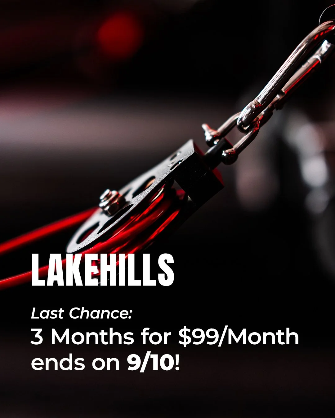 🚨 Last Chance 🚨⁠
⁠
❗️ 3 months for $99/month. ⁠
👉️ Founding membership ends 9/10. ⁠
🔓️ Lock in your spot today. Link in bio.⁠
⁠
#PersonalizedPilates #TLSxLakehills #NowOpen #TLSxFitness