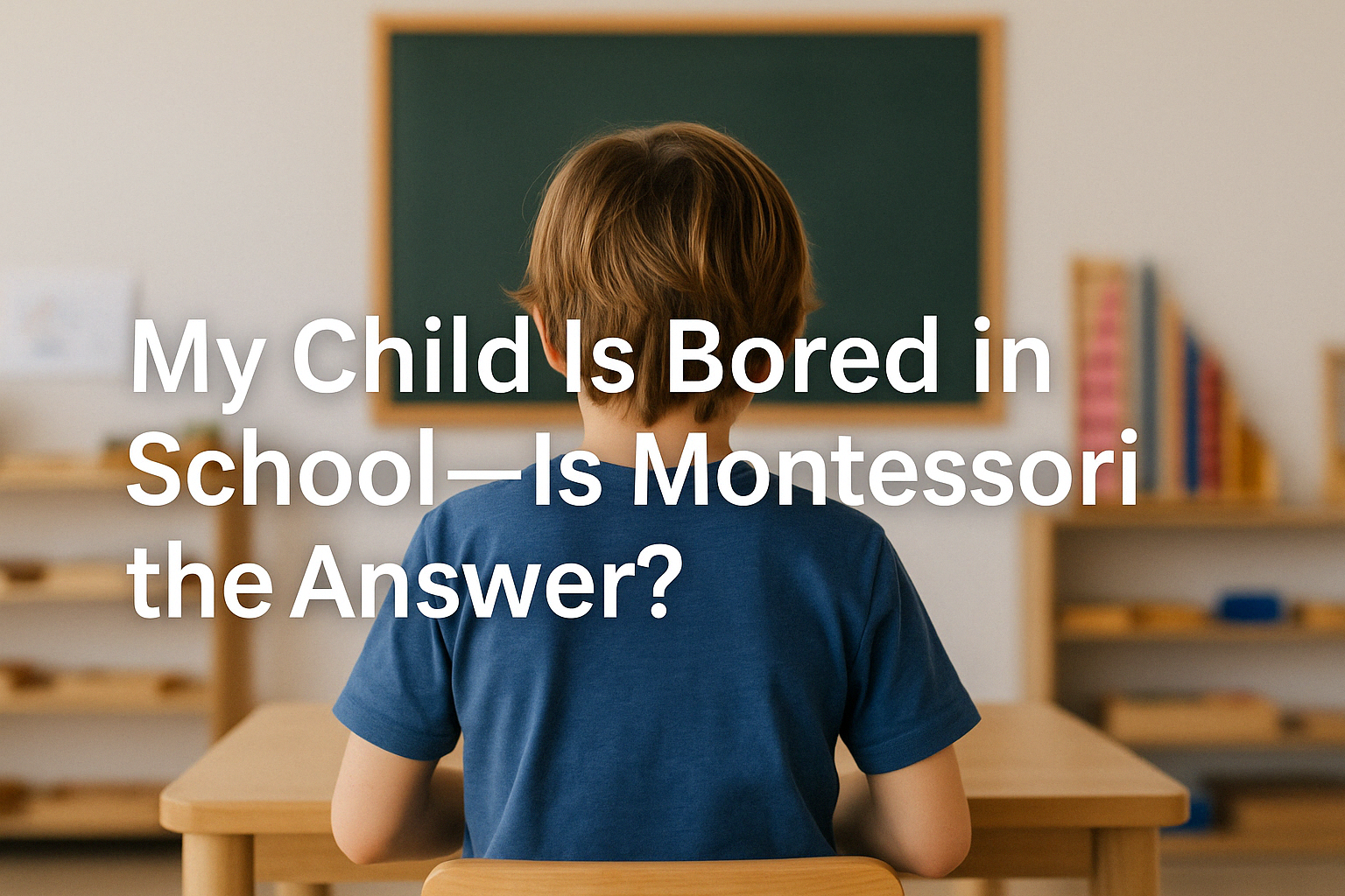 My Child Is Bored in School—Is Montessori the Answer?
