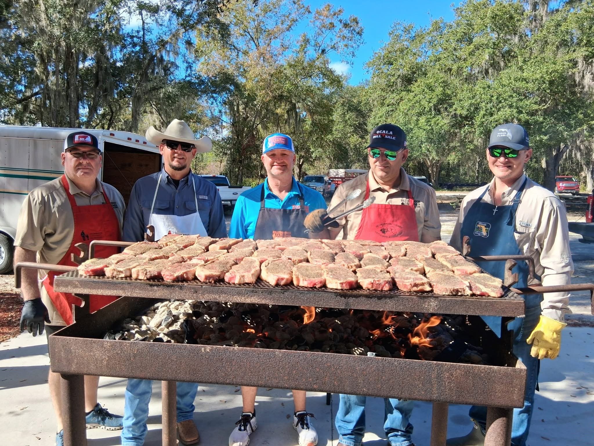 Thank you Cattleman's for grilling our delicious lunch!
