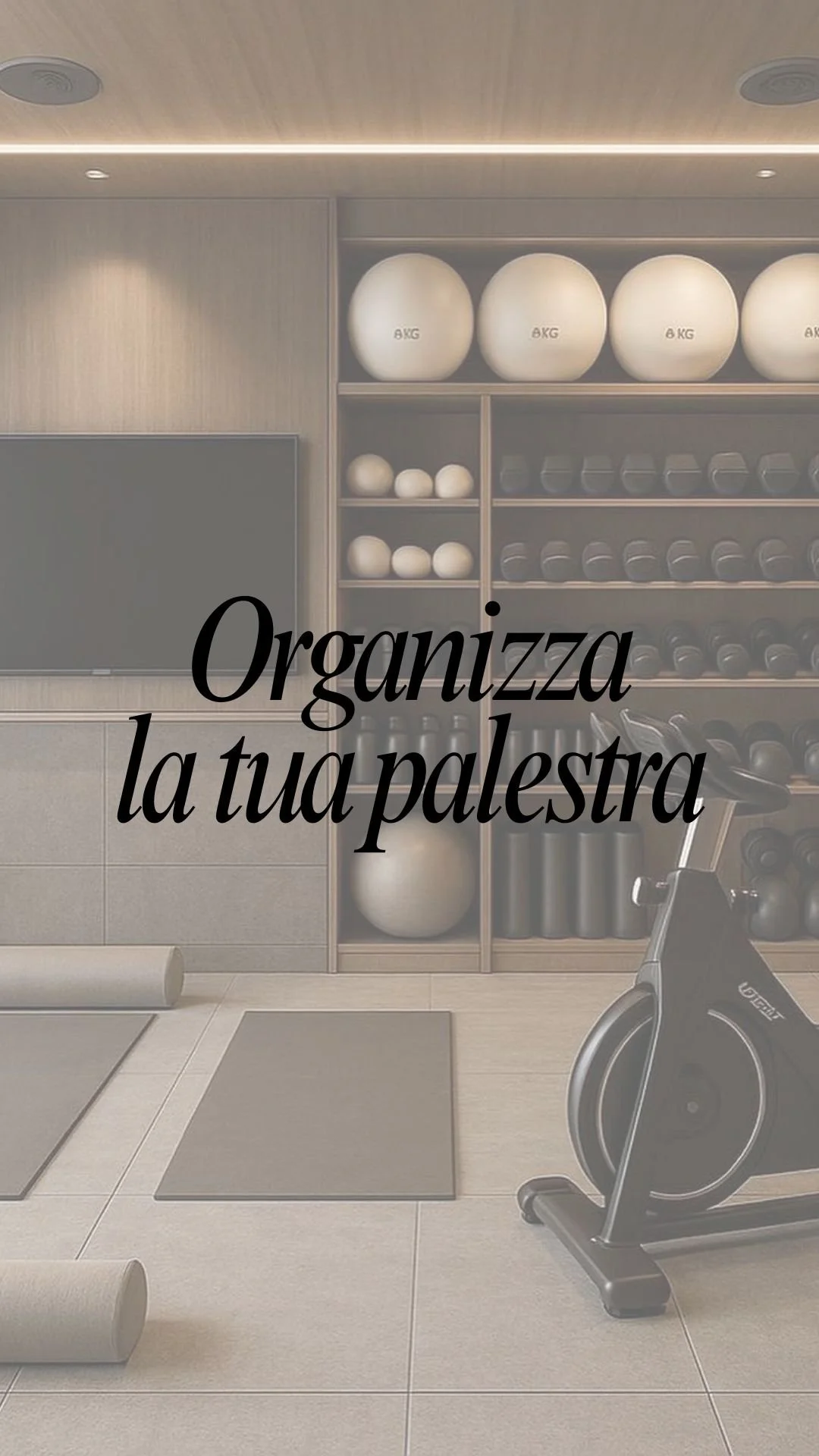 ORGANIZZA LA TUA PALESTRA