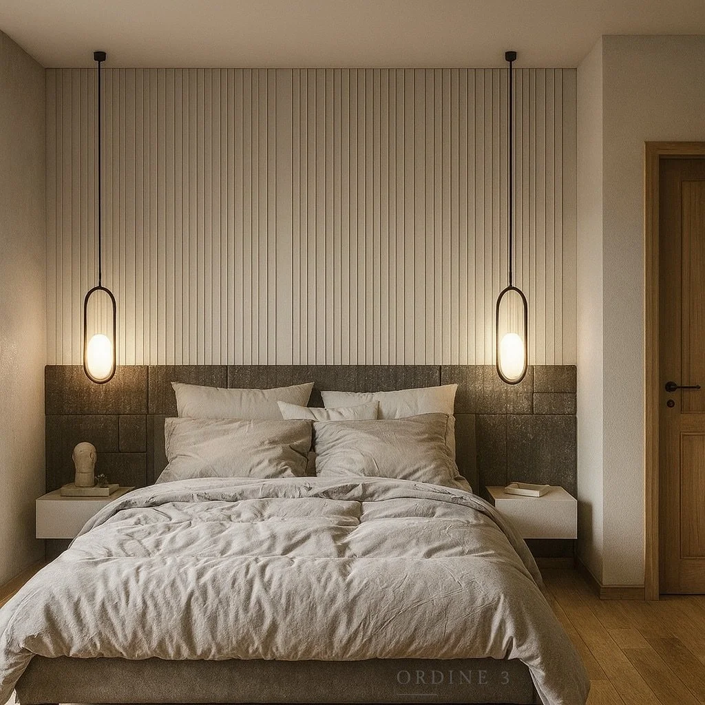 CAMERA DA LETTO - MILANO - PROGETTAZIONE

Un progetto sviluppato secondo il Metodo Ordine3, pensato per creare equilibrio tra estetica contemporanea e comfort abitativo attraverso un&rsquo;attenta armonizzazione di materiali e palette cromatiche.

L&