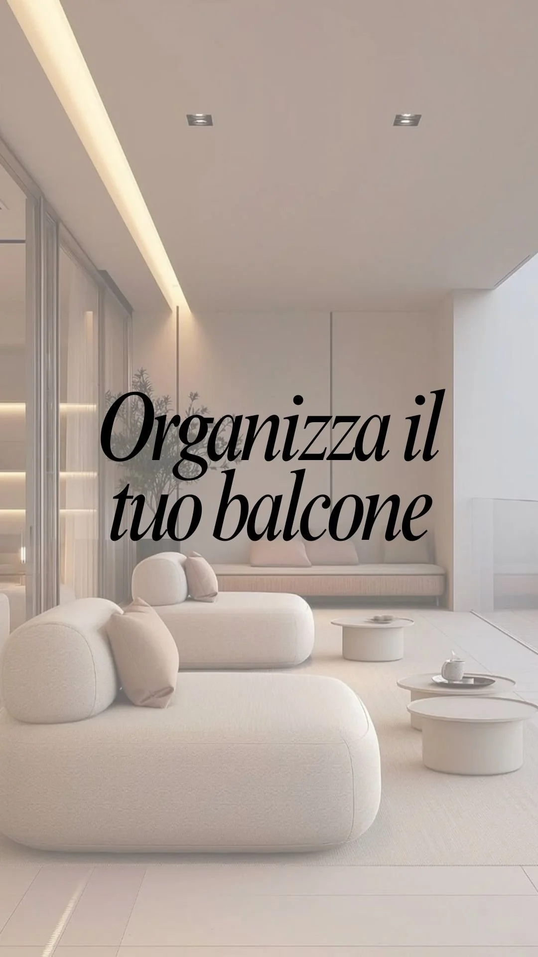 ORGANIZZA IL TUO BALCONE