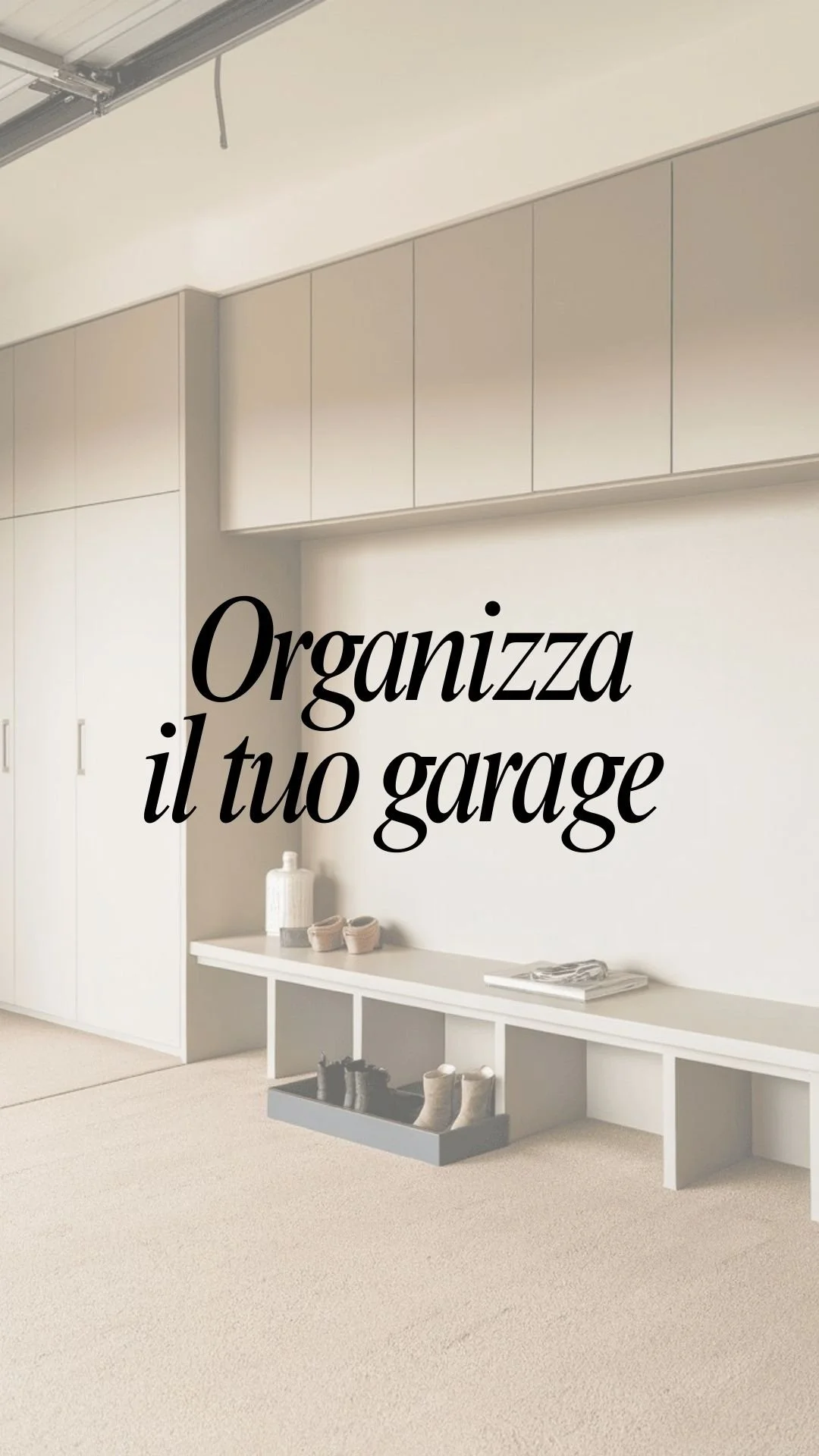 ORGANIZZA IL TUO GARAGE