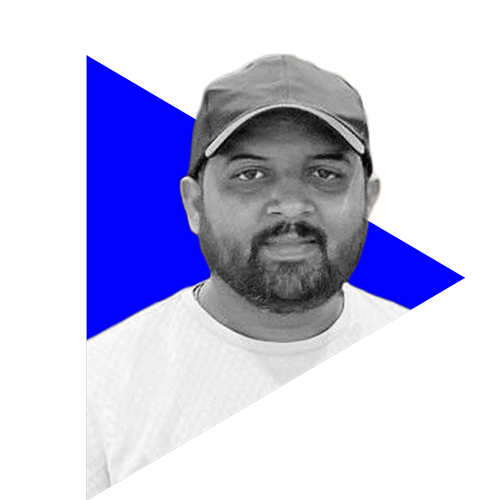 Portrait of Vinod, member of the DVSI team.