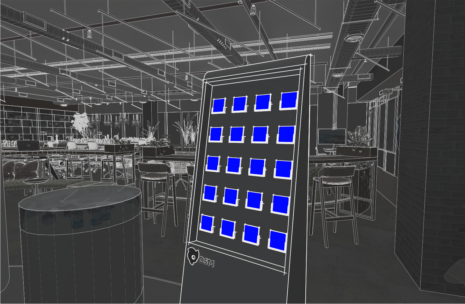 Product Showcase in a DVSI-designed corporate experience centre