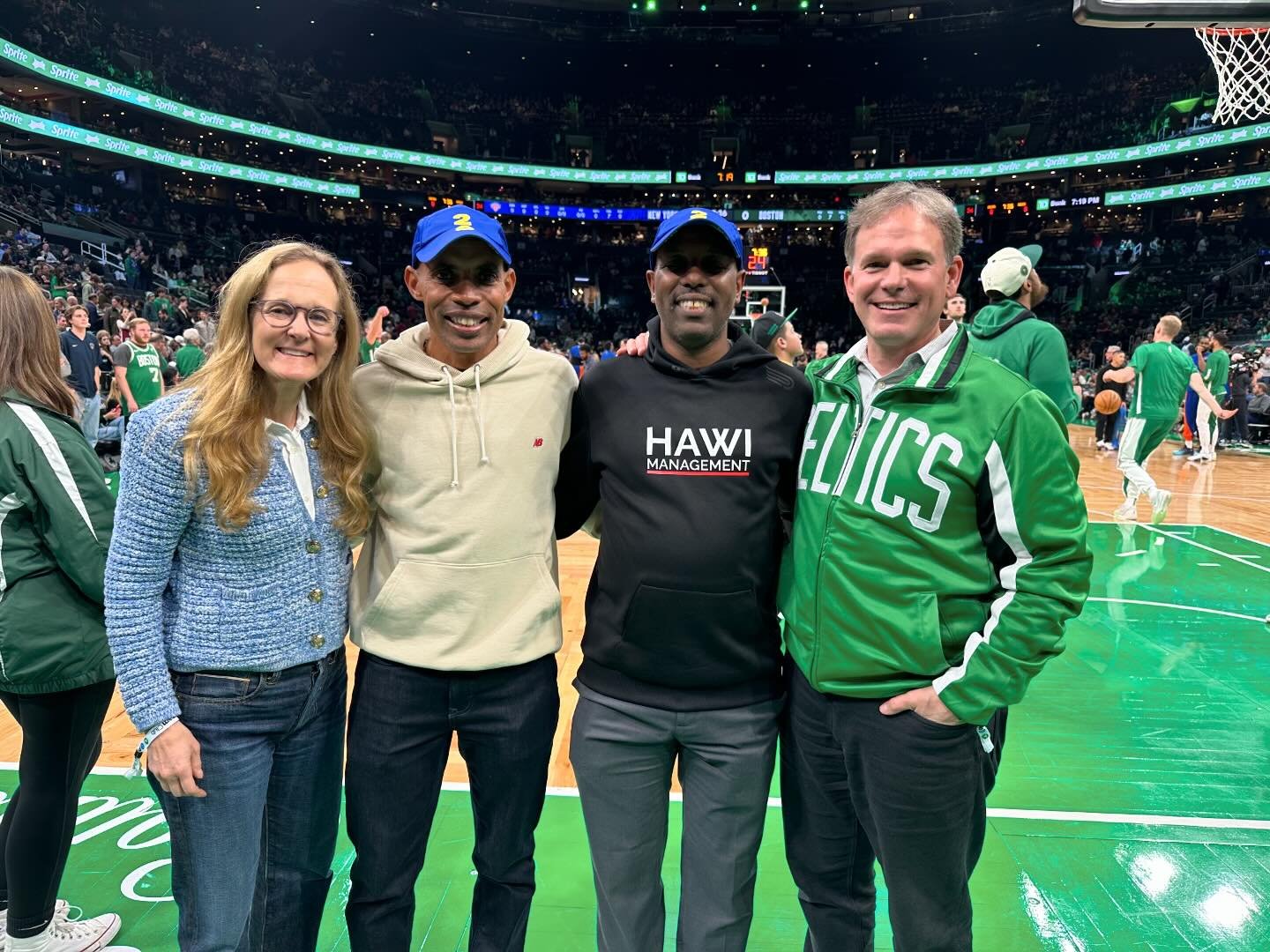 Had a fantastic time last night at the Garden. Thank you to the Celtics for the warm welcome and honor!