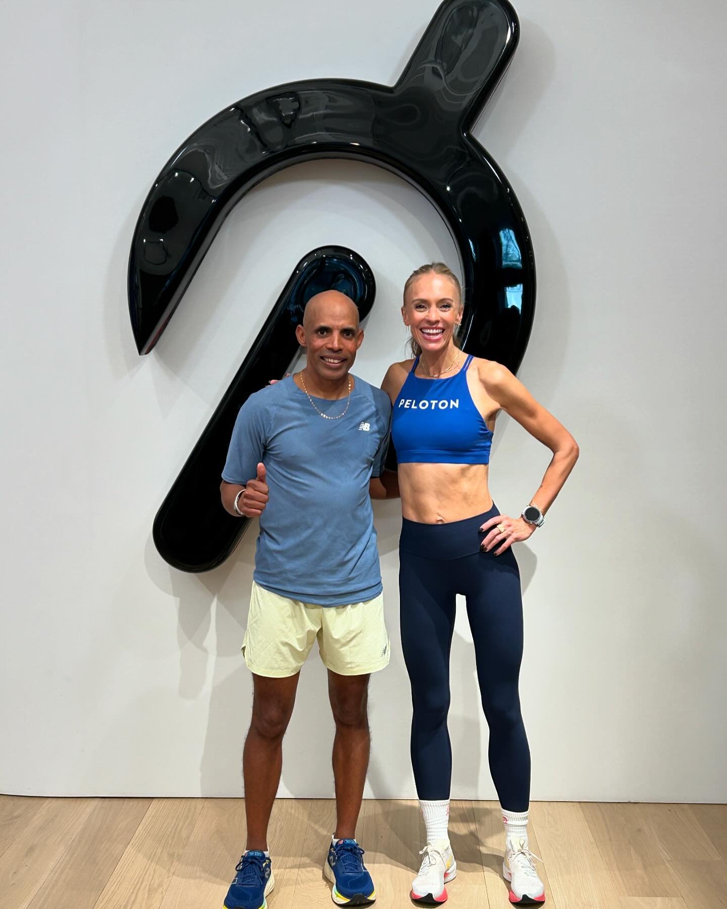 It is always a pleasure to catch up with @onepeloton&rsquo;s @becsgentry, and our time together at this year&rsquo;s NYC Marathon was no different. I had a great time in their studios doing a treadmill class. The energy, conversation, and, of course,