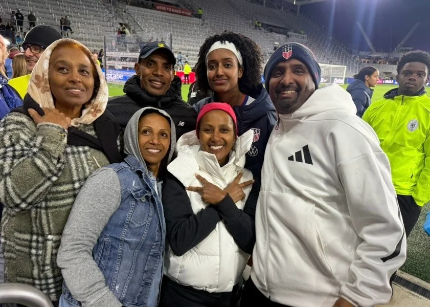 Thank you @uswnt for a great time and experience. It was a memorable day to see two countries that were part of my life and play a beautiful sport that I love. Congrats USA 🇺🇸 Delighted to meet Lily and her dad.