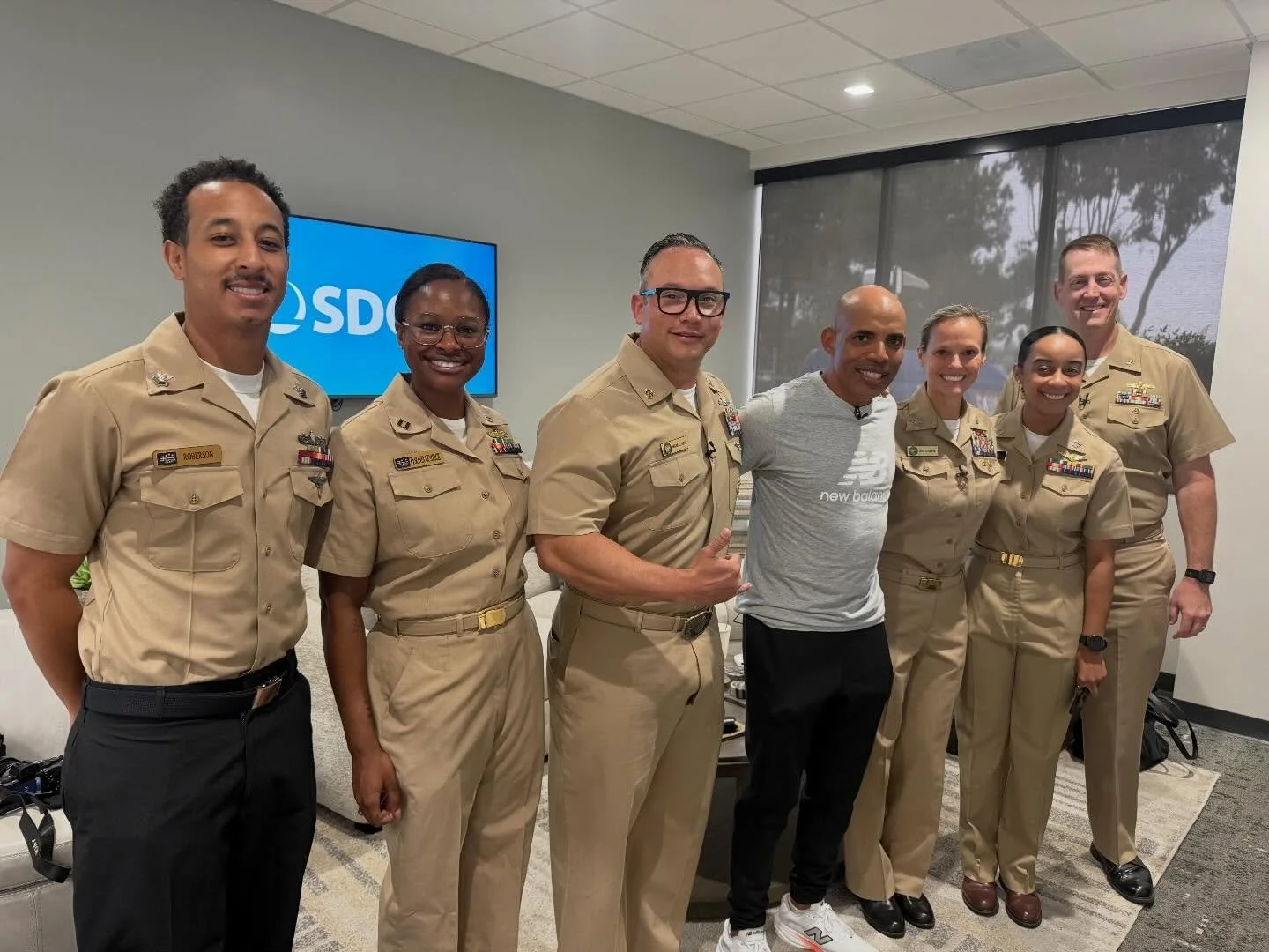 Simply so delighted to meet the crew that is meeting the Artemis II crew. What a historic moment!

I was always into science in school. I was in 8th grade in Mr. Forest&rsquo;s class when I first assembled a makeshift rocket that I launched for a pro