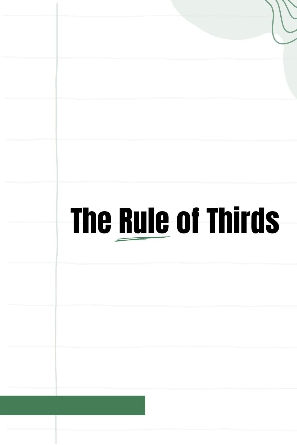 Rule of Thirds