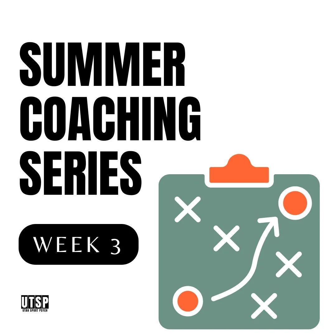 Summer Coaching Series Week 3