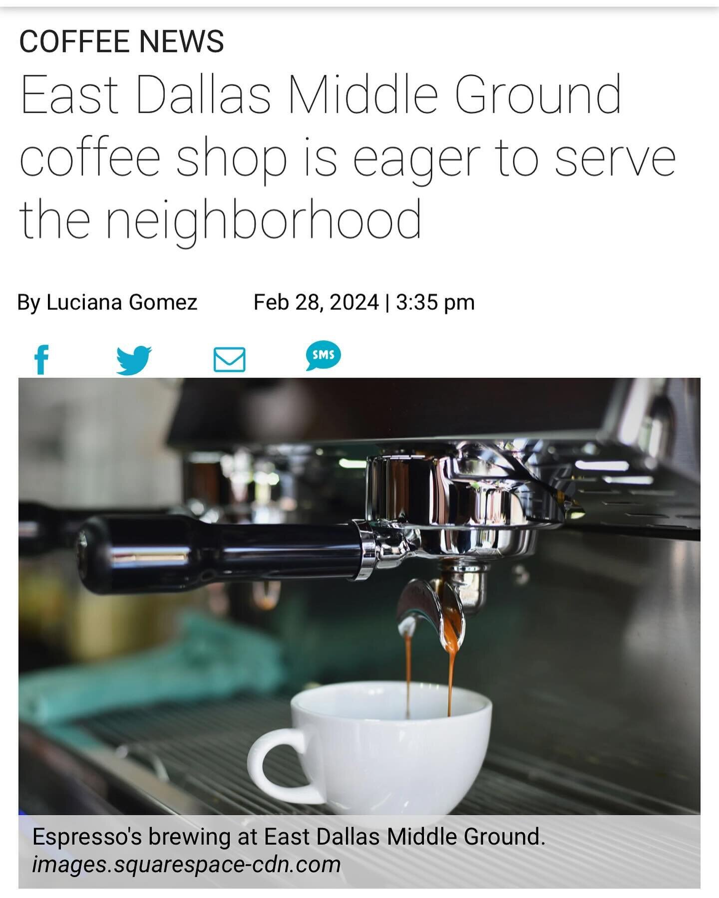 Thanks to @culturemapdal for the 🩵🩶🩵🩶

https://dallas.culturemap.com/news/restaurants-bars/east-dallas-middle-ground-coffee/