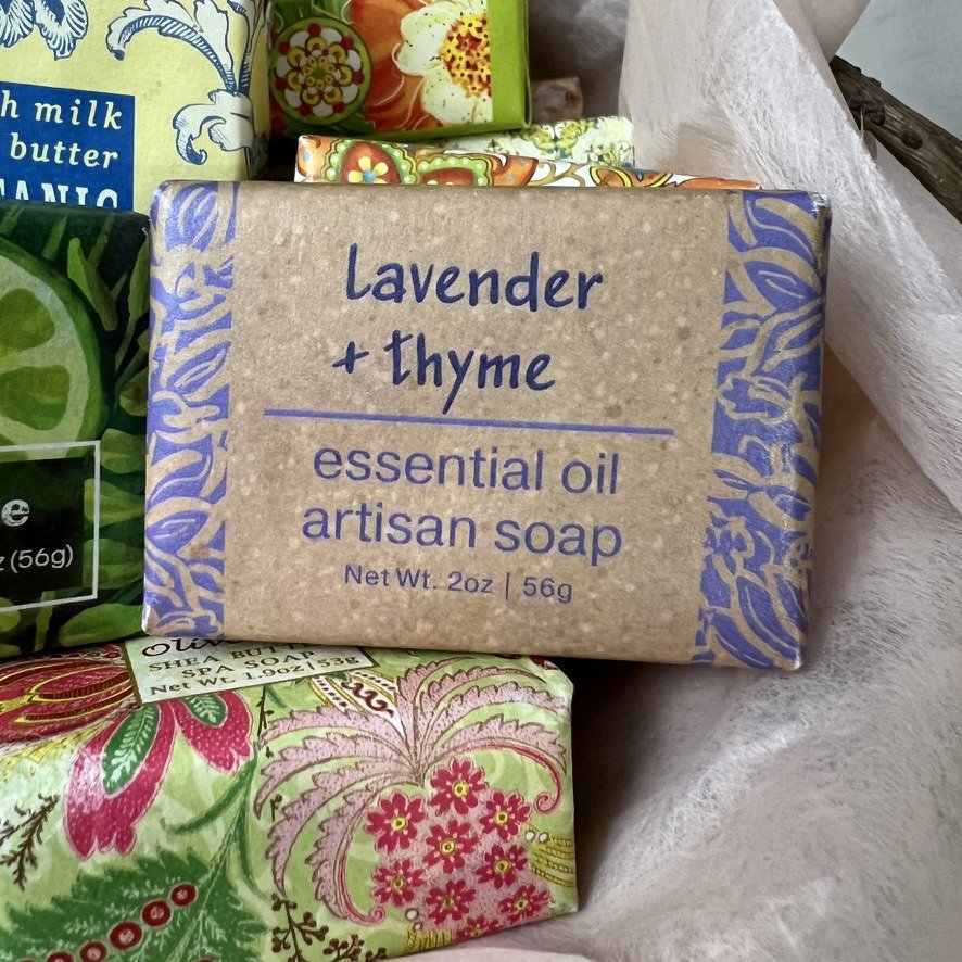 Greenwich Bay LAVENDER + THYME ESSENTIAL OIL SOAPS