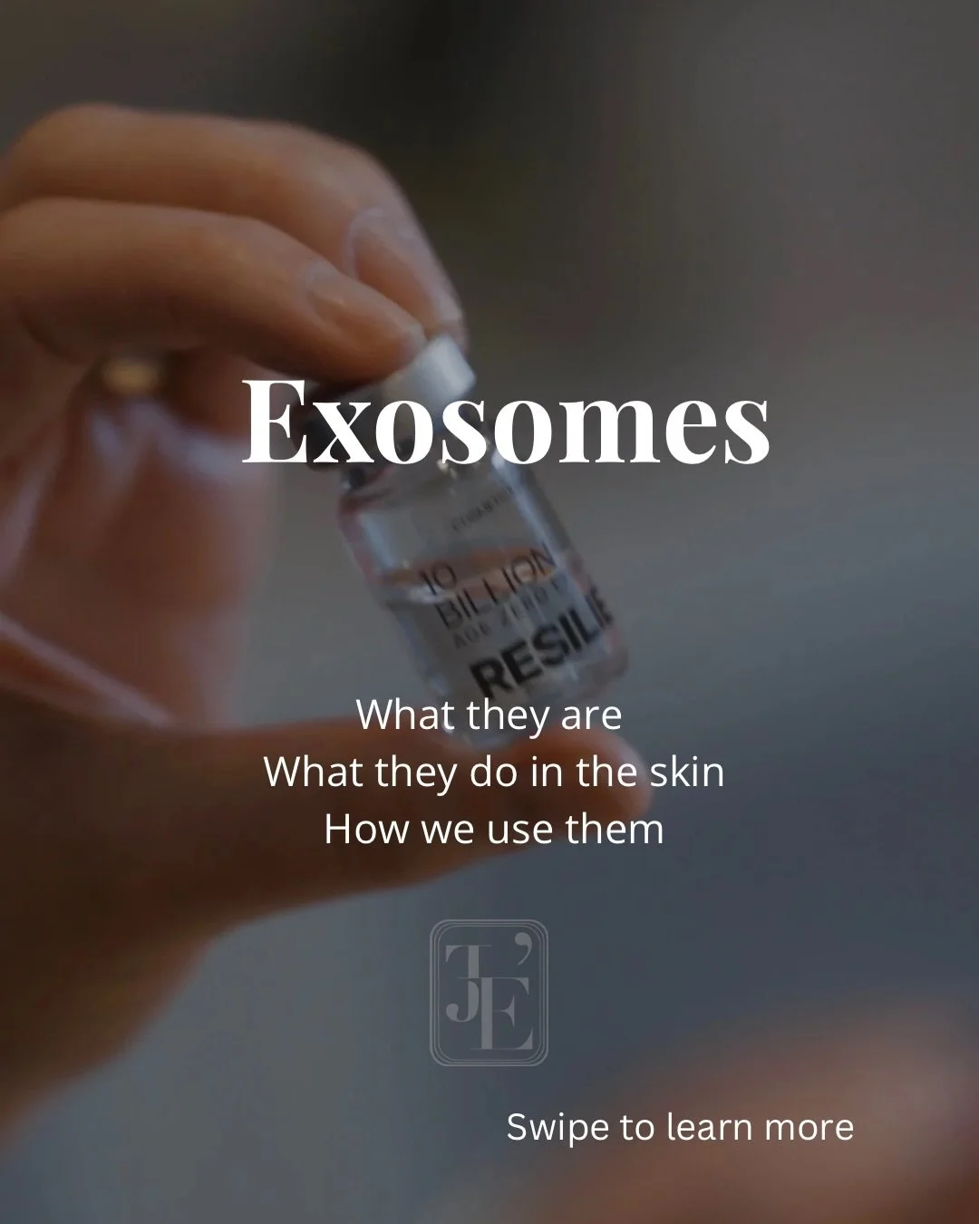 Today is National Exosomes Day.

While exosomes are having a moment, this is not just another trend. And you know us we don&rsquo;t usually jump on skincare trends.

We used exosomes on ourselves first before ever bringing them into the atelier, and 