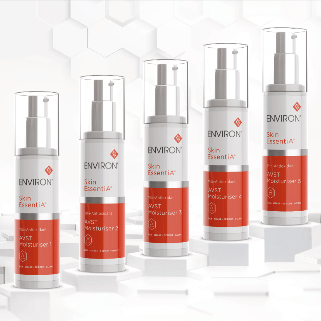 Environ AVST Step-Up System skincare products