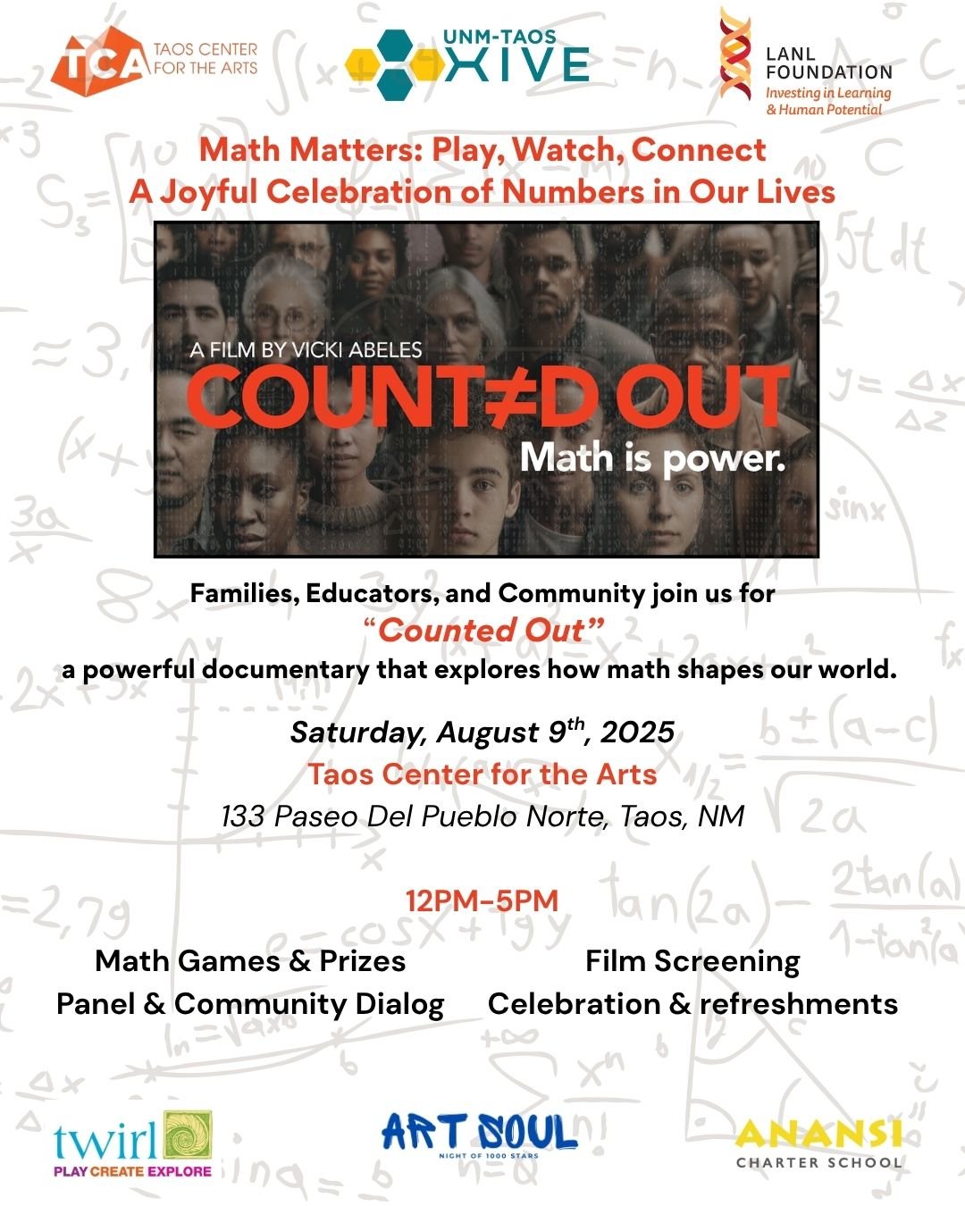 Math Matters: Play, Watch, Connect - A Community Event