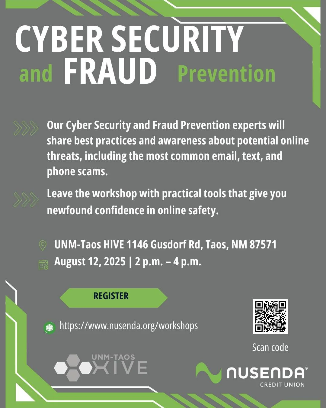 Nusenda Cyber Security and Fraud Prevention