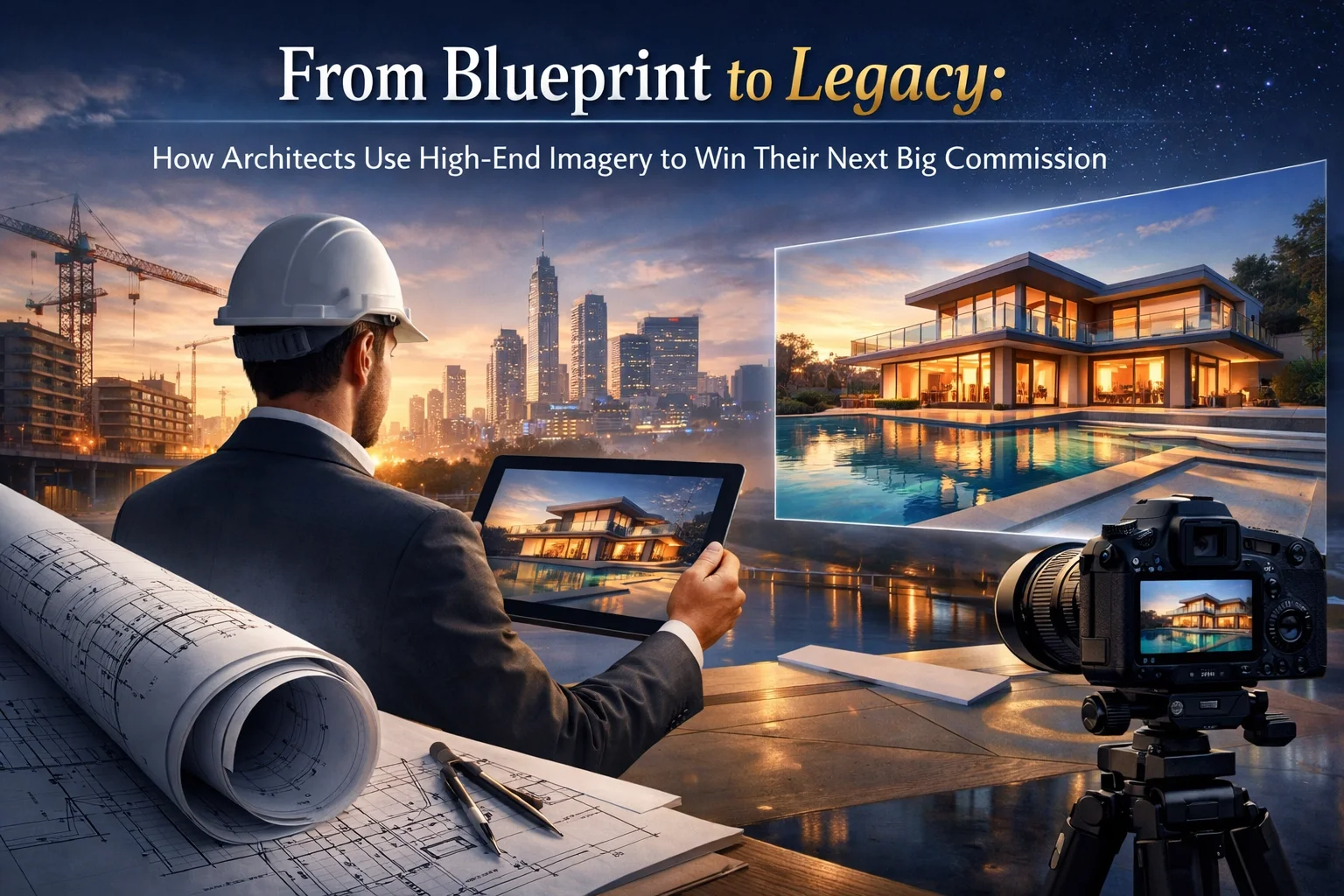 From Blueprint to Legacy: How Architects Use High-End Imagery to Win Their Next Big Commission