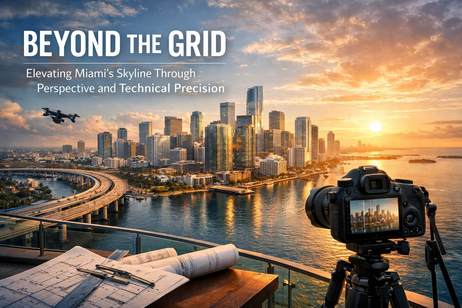 [HERO] Beyond the Grid: Elevating Miami’s Skyline Through Perspective and Technical Precision
