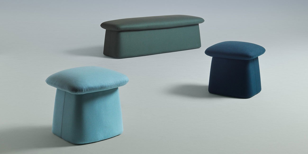 Lorenzo Palmeri Bulè poufs for My Home Collection