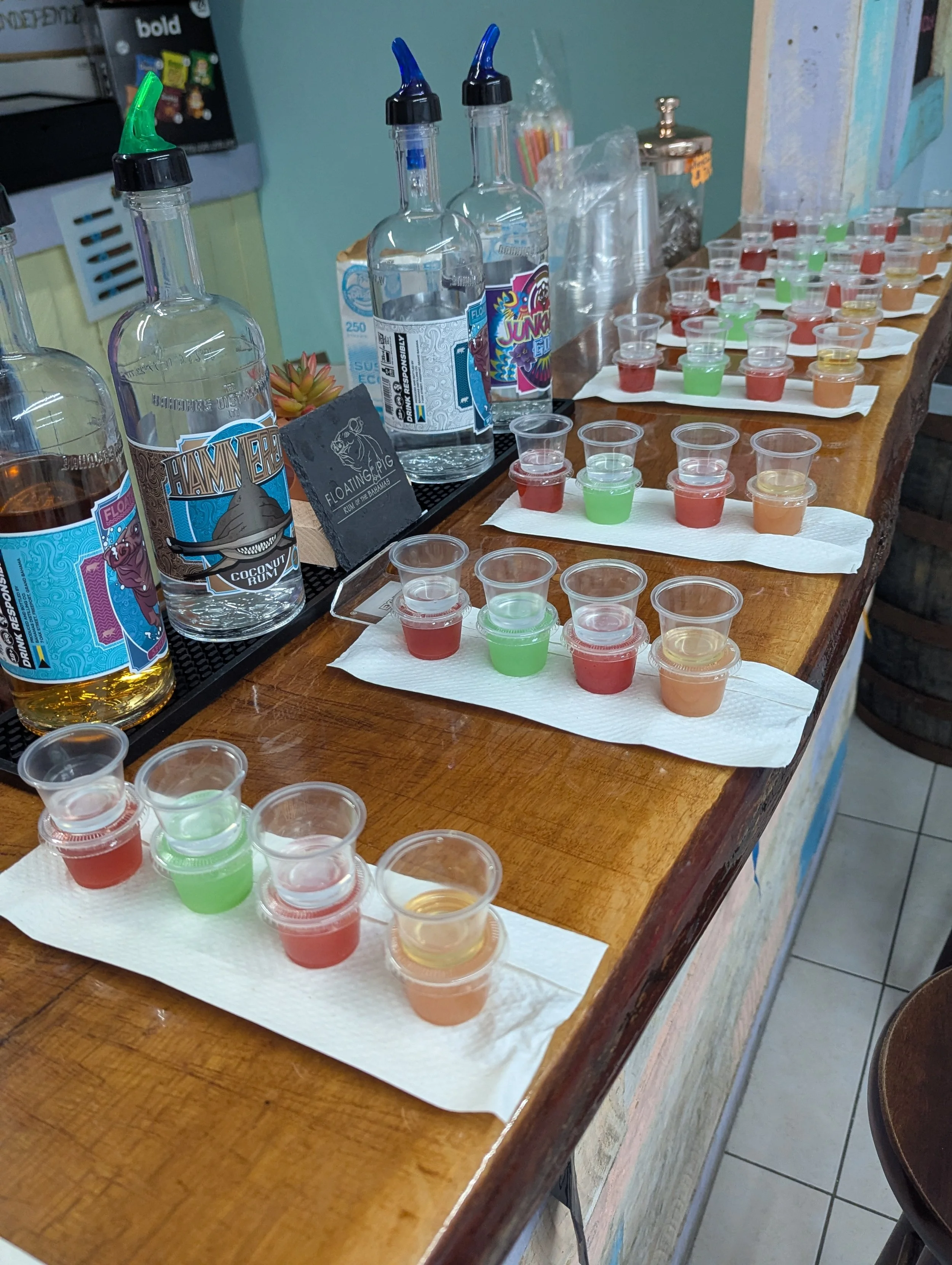 Spirits at the distillery