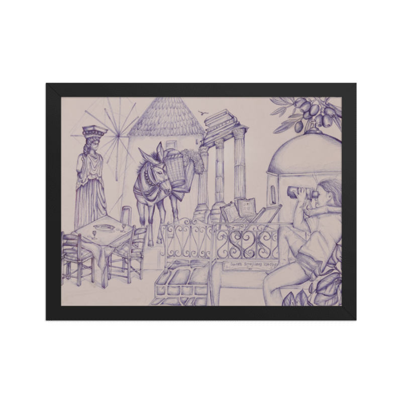 Her Hellas Art Print