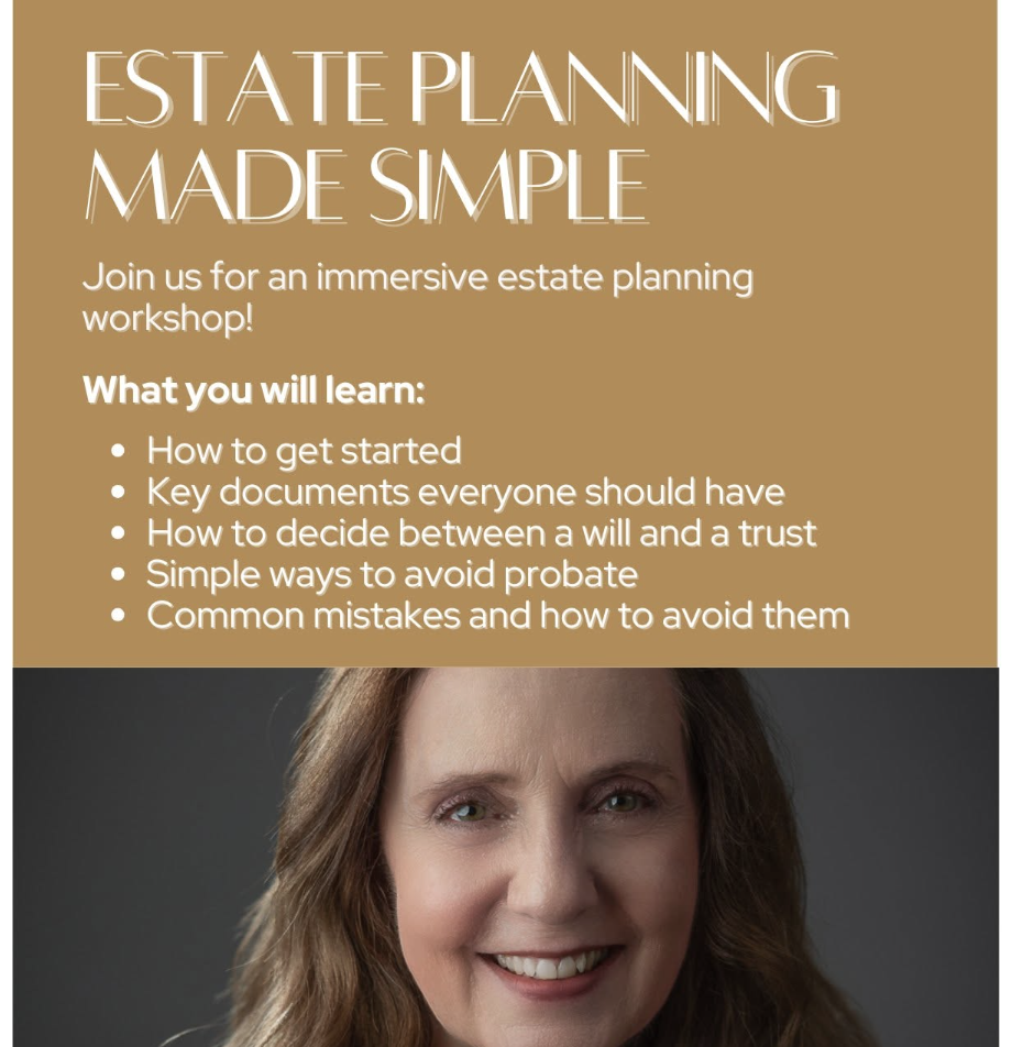 AUTHOR TALK - Simple Estate Planning with Cheryl Gill 