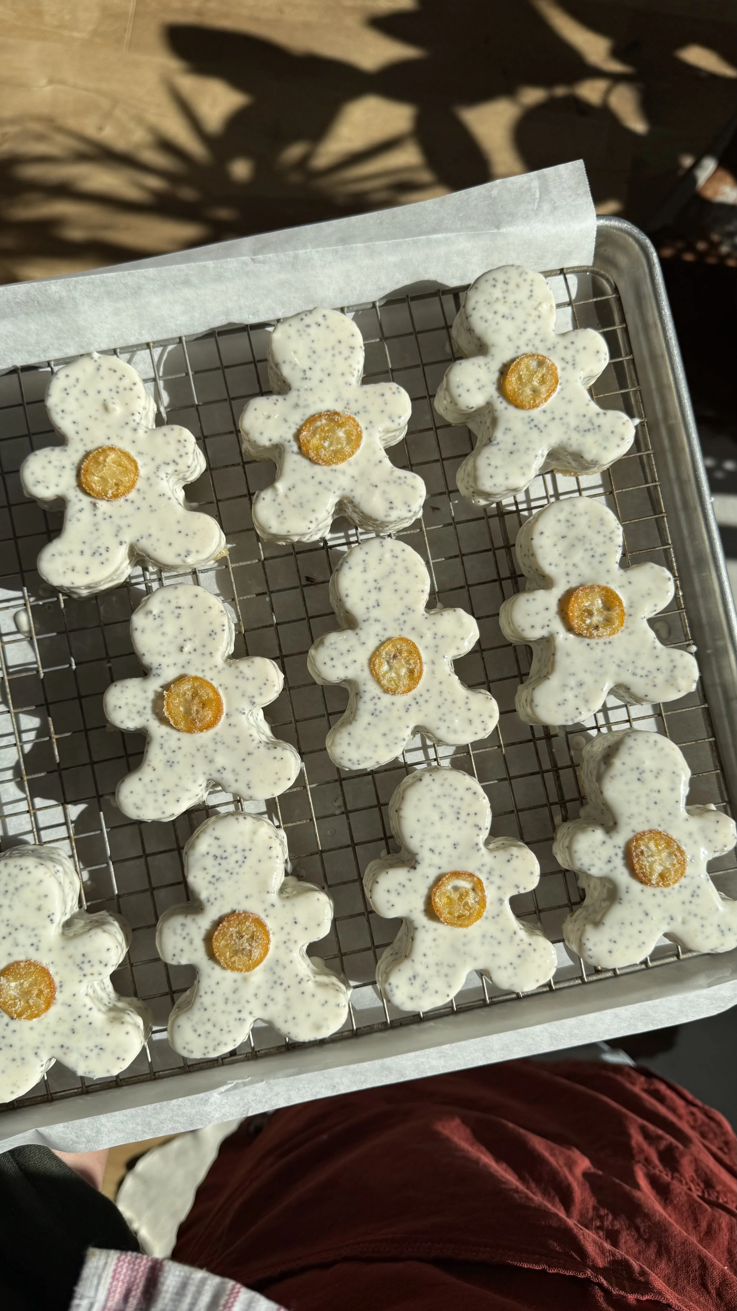 White Chocolate Glazed Orange and Clove Cakes