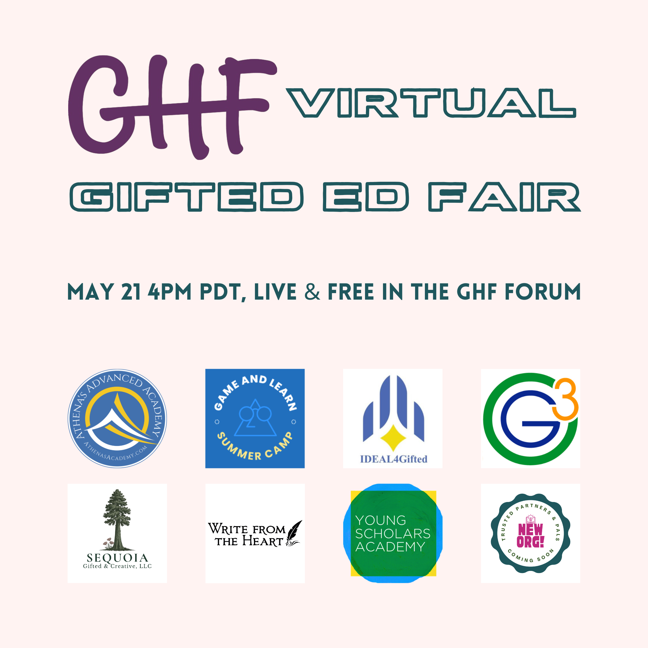 GHF Virtual Gifted Ed Fair
