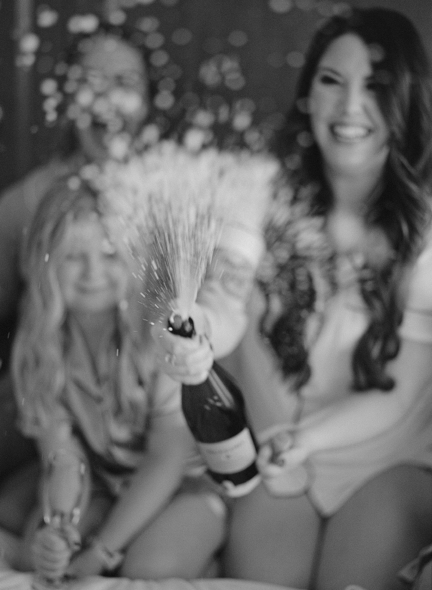 Bride with flower girl
