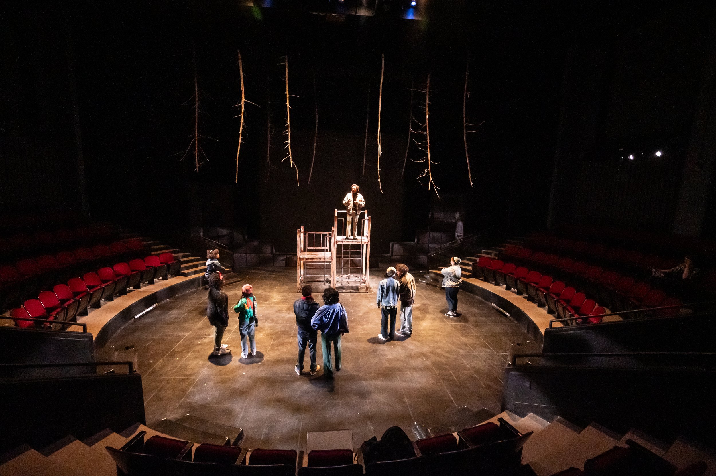 Production Photos from Let the Right One In at VCUarts: Theatre Assistant Lighting Design by Gabriel Beard