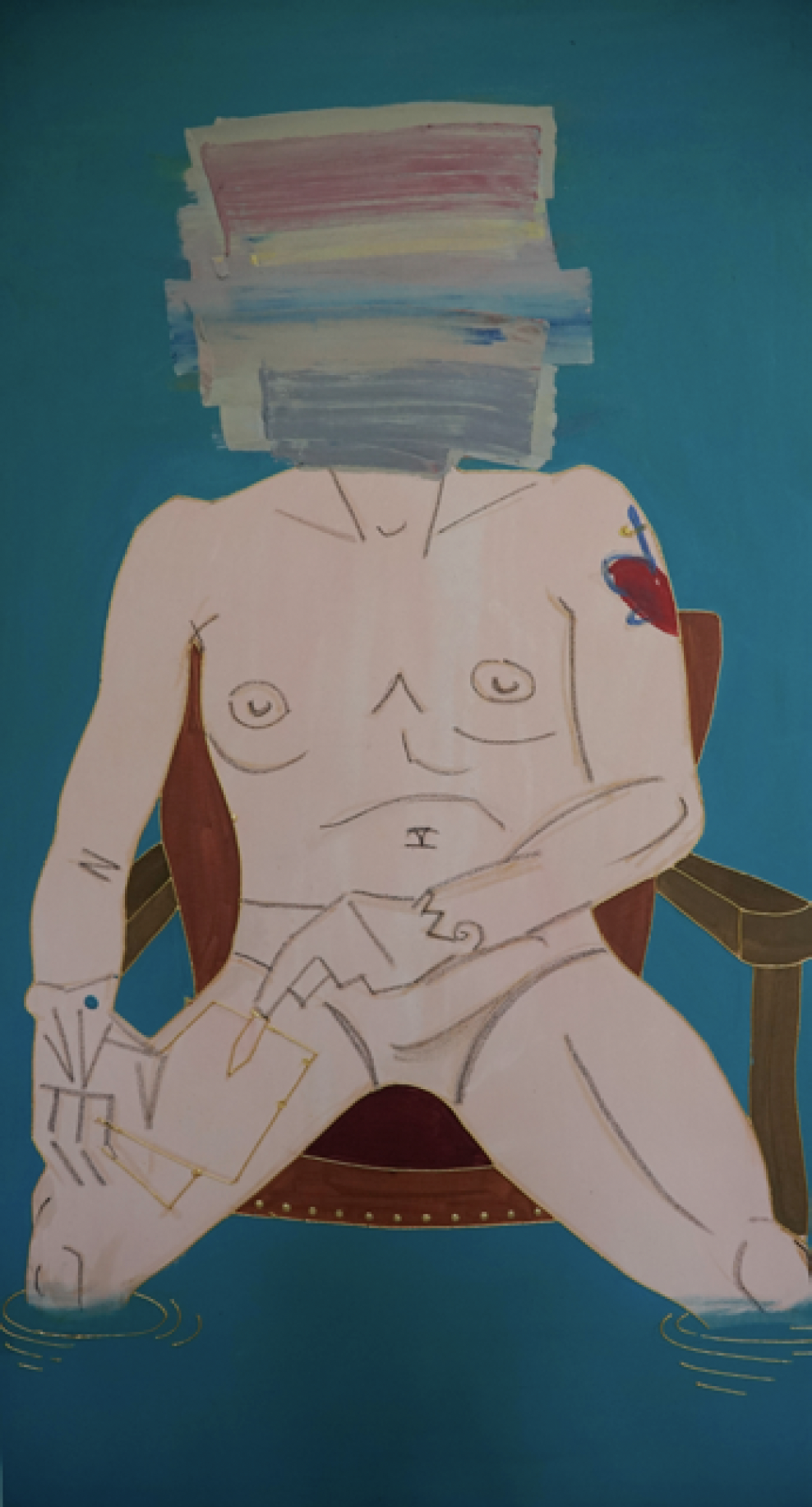 SHEMALE :
Acrílico / lienzo 130 x 70 cm
2020