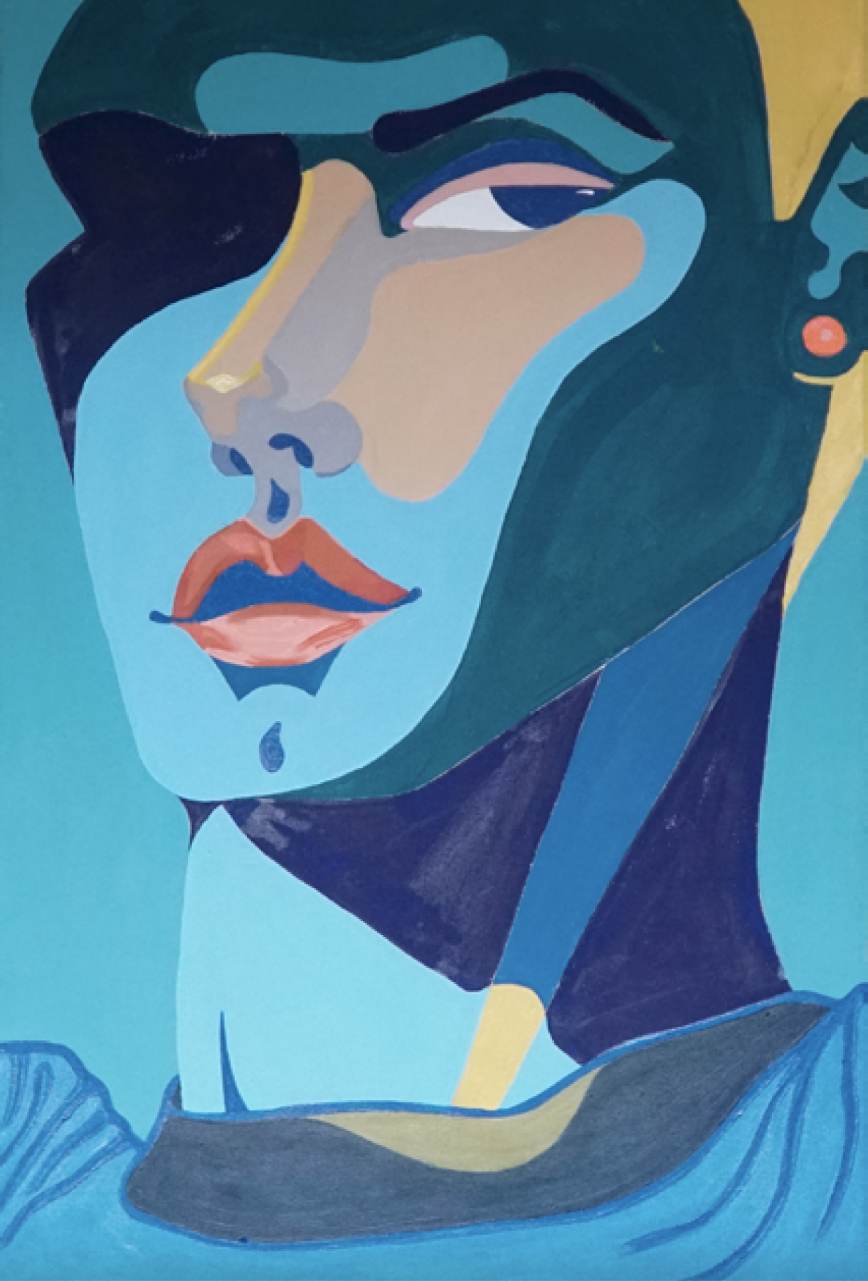 BLUE :
Acrílico / lienzo
70 x 50 cm
2020