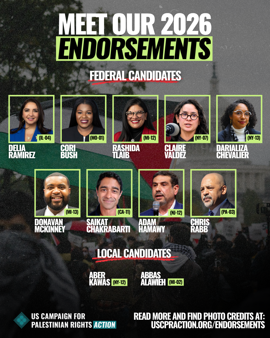 USCPR Action endorses nine bold progressives in first slate