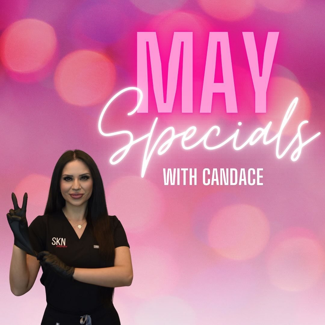 Schedule with @candaceinjects and receive these special discounts this month! Book with her online www.sknaestheticsabq.com or call 505-755-1219