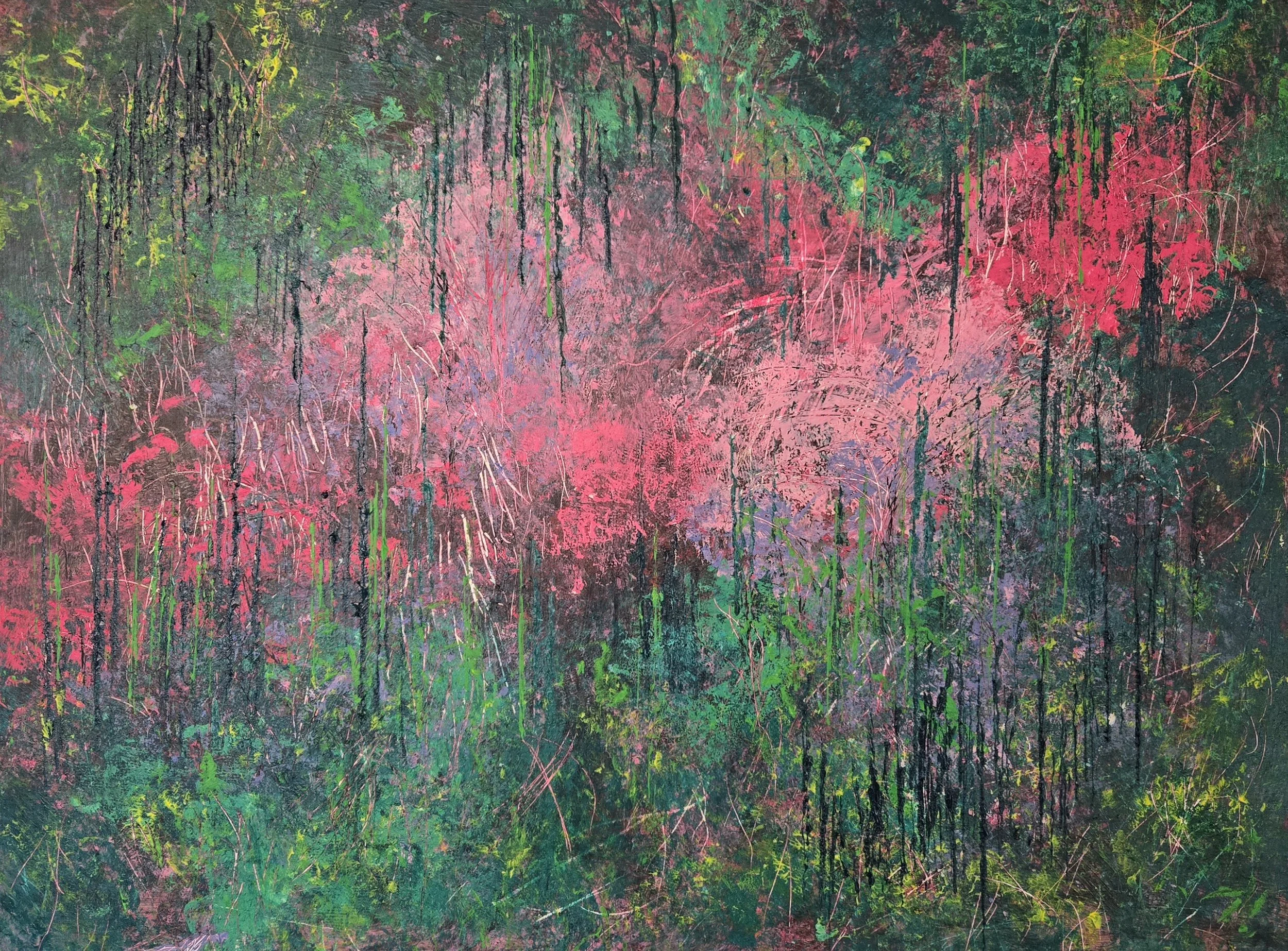 Napaxos, 2026, 18 x 24 inches, Acrylic on wood panel