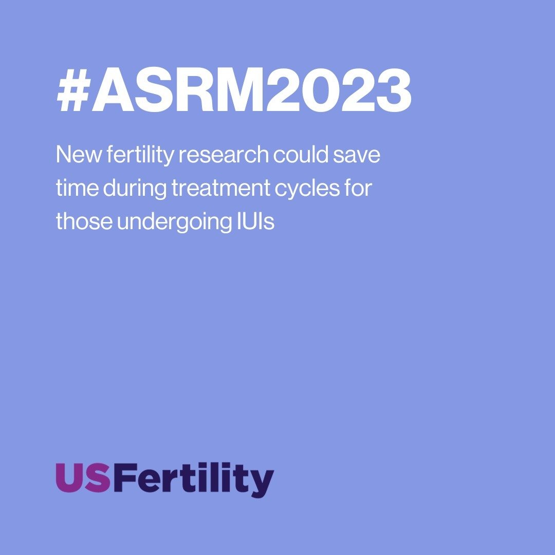 New #research from our team presented at #ASRM2023 assures fertility patients who have undergone a saline-infused sonogram (SIS) that they can proceed with intrauterine insemination (IUI) in the same cycle and expect comparable pregnancy rates as if 