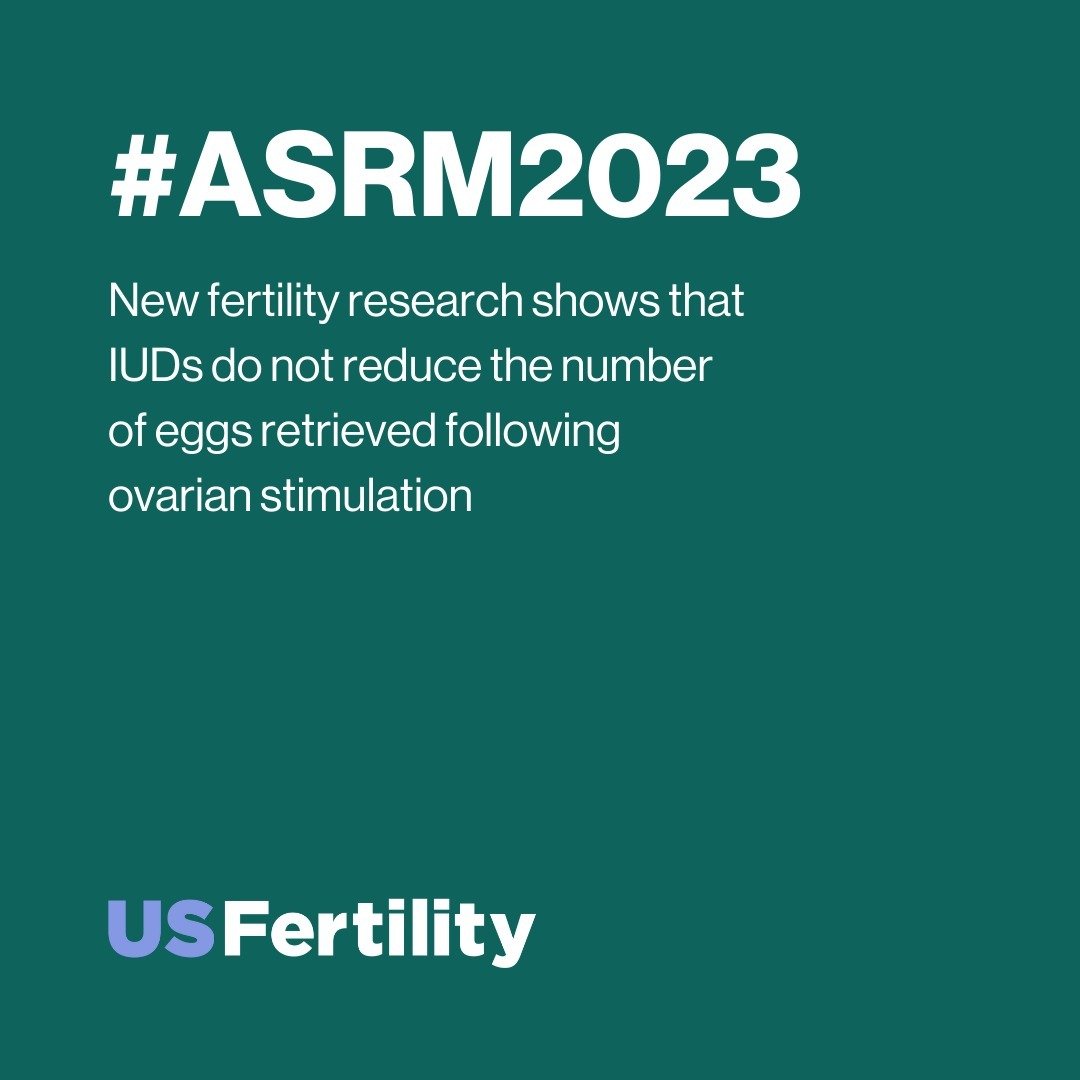 Presented at #ASRM2023, our #research team provides reassuring data that patients undergoing egg retrieval can keep IUDs in place without concerns for negative outcomes for the eggs retrieved in a cycle. 

&ldquo;Our research team was excited to lear