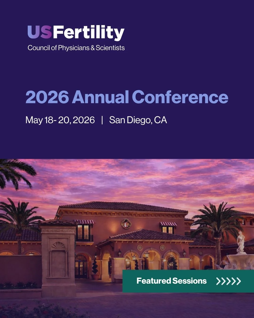 We&rsquo;re thrilled to kick off the 2026 Council of Physicians and Scientists Meeting in San Diego, CA. 🌴 The next three days center around discussing emerging technologies and trends in fertility care.