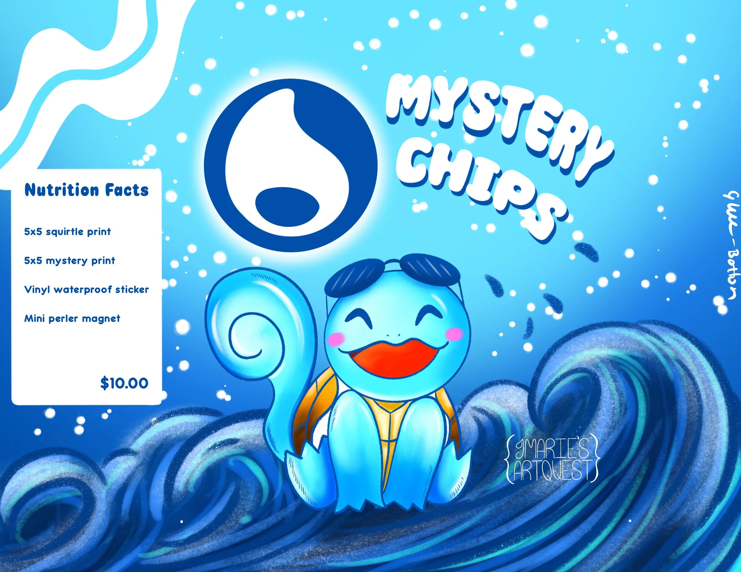 Squirtle mystery chips (digital download)