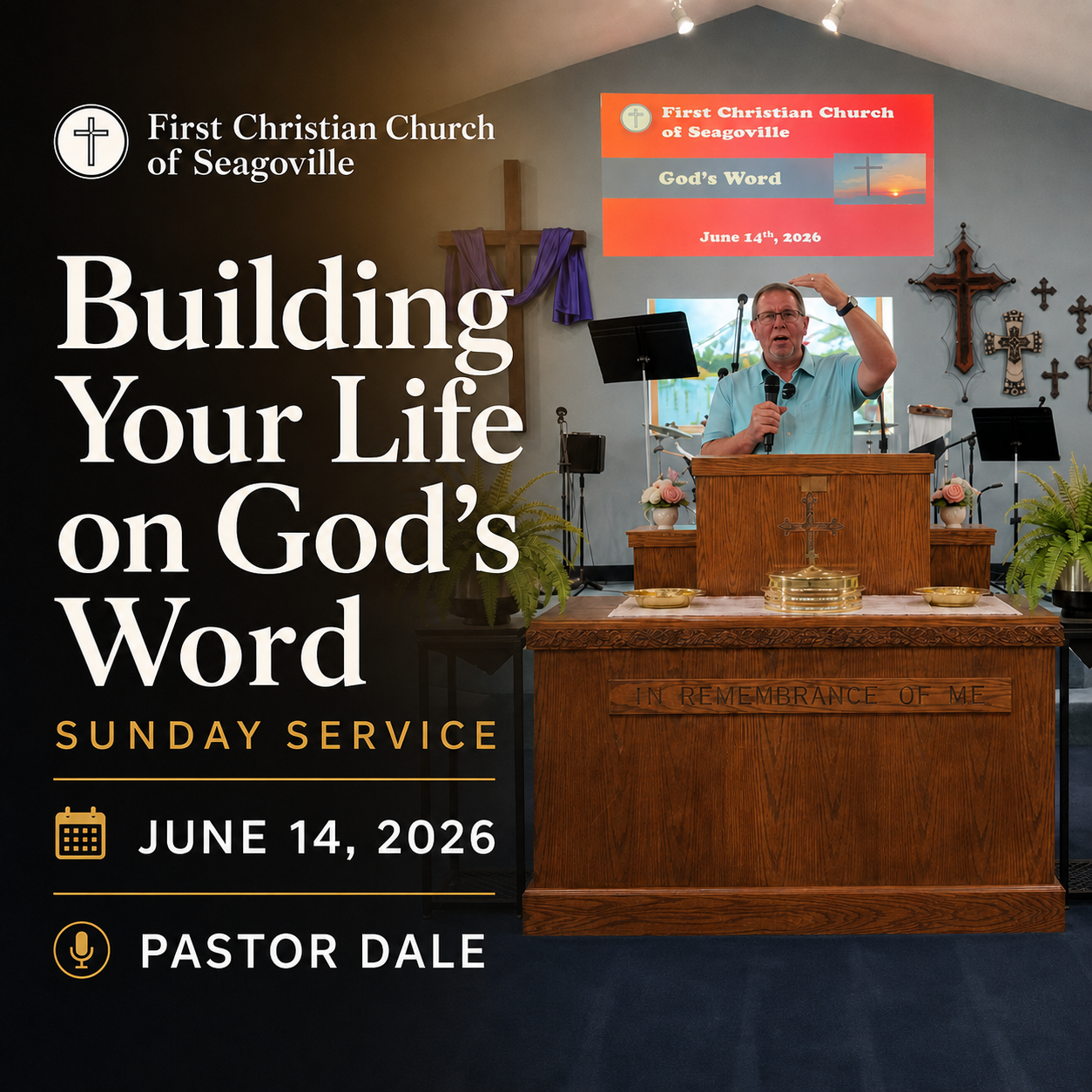 Building Your Life on God’s Word | Sunday Service — June 14, 2026 || Pastor Dale