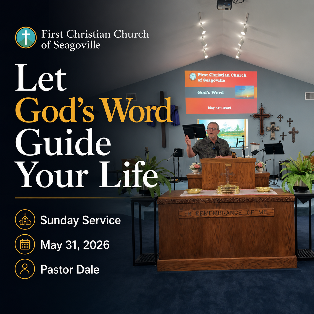Let God’s Word Guide Your Life | Sunday Service — May 31, 2026 || Pastor Dale