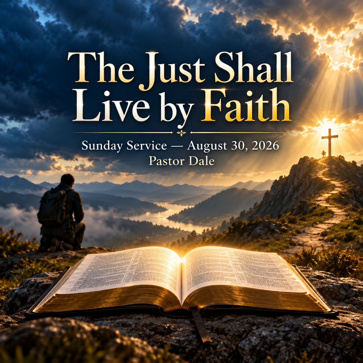 The Just Shall Live by Faith | Sunday Service — August 30, 2026 || Pastor Dale