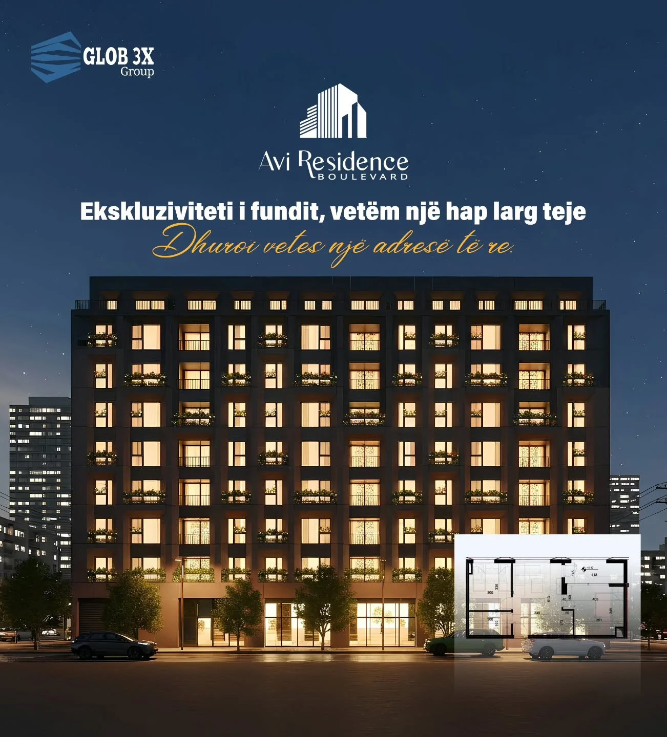 Ky vit i ri mund t&euml; filloj&euml; me dhurat&euml;n m&euml; t&euml; bukur -  nj&euml; sht&euml;pi t&euml; re n&euml; Avi Residence. Jo thjesht nj&euml; hap&euml;sir&euml;, por nj&euml; ambient ku &ccedil;do moment i jet&euml;s kthehet n&euml; kujt