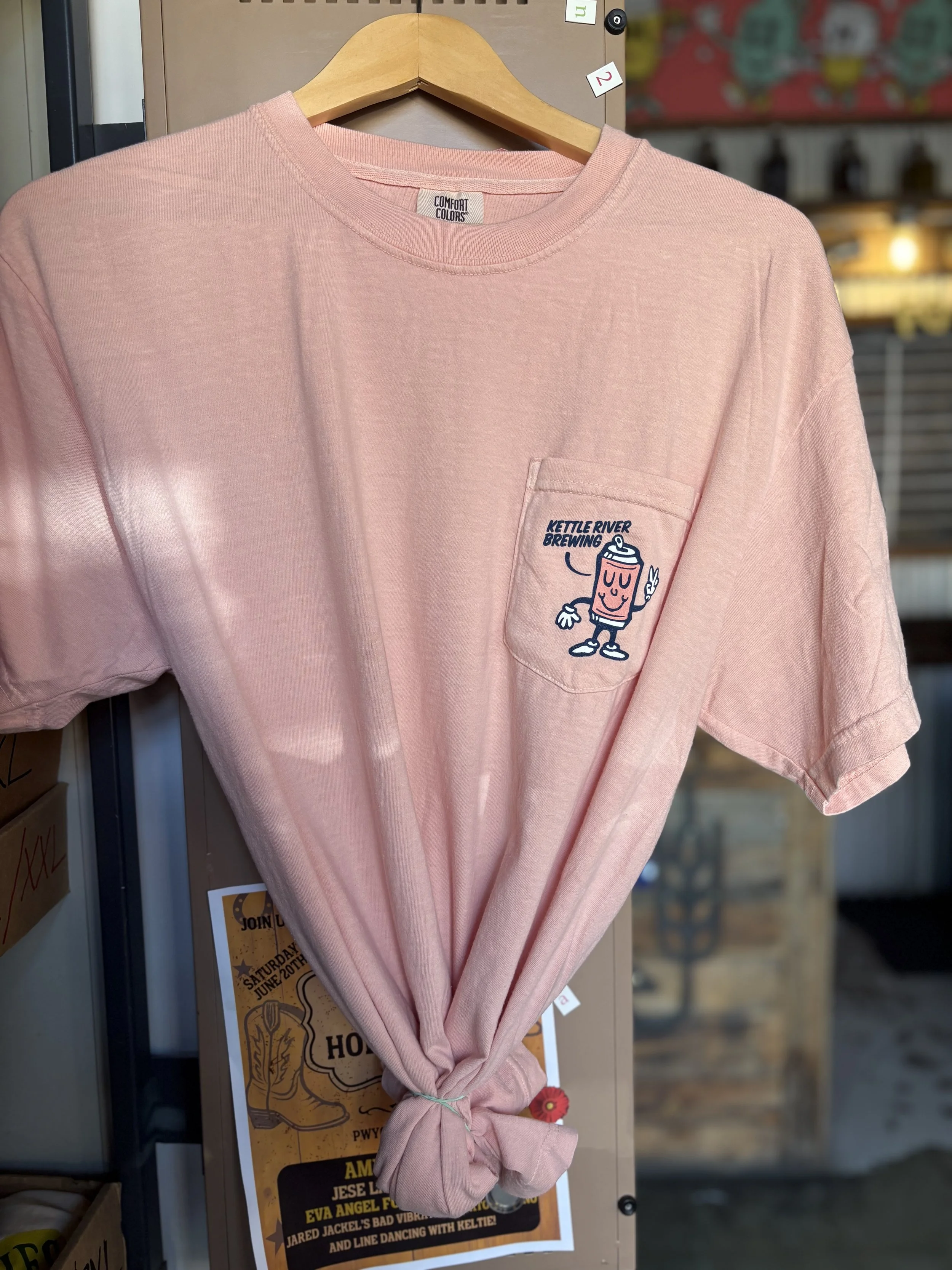 Pink Pocket T - Kettle River Brewing Co.