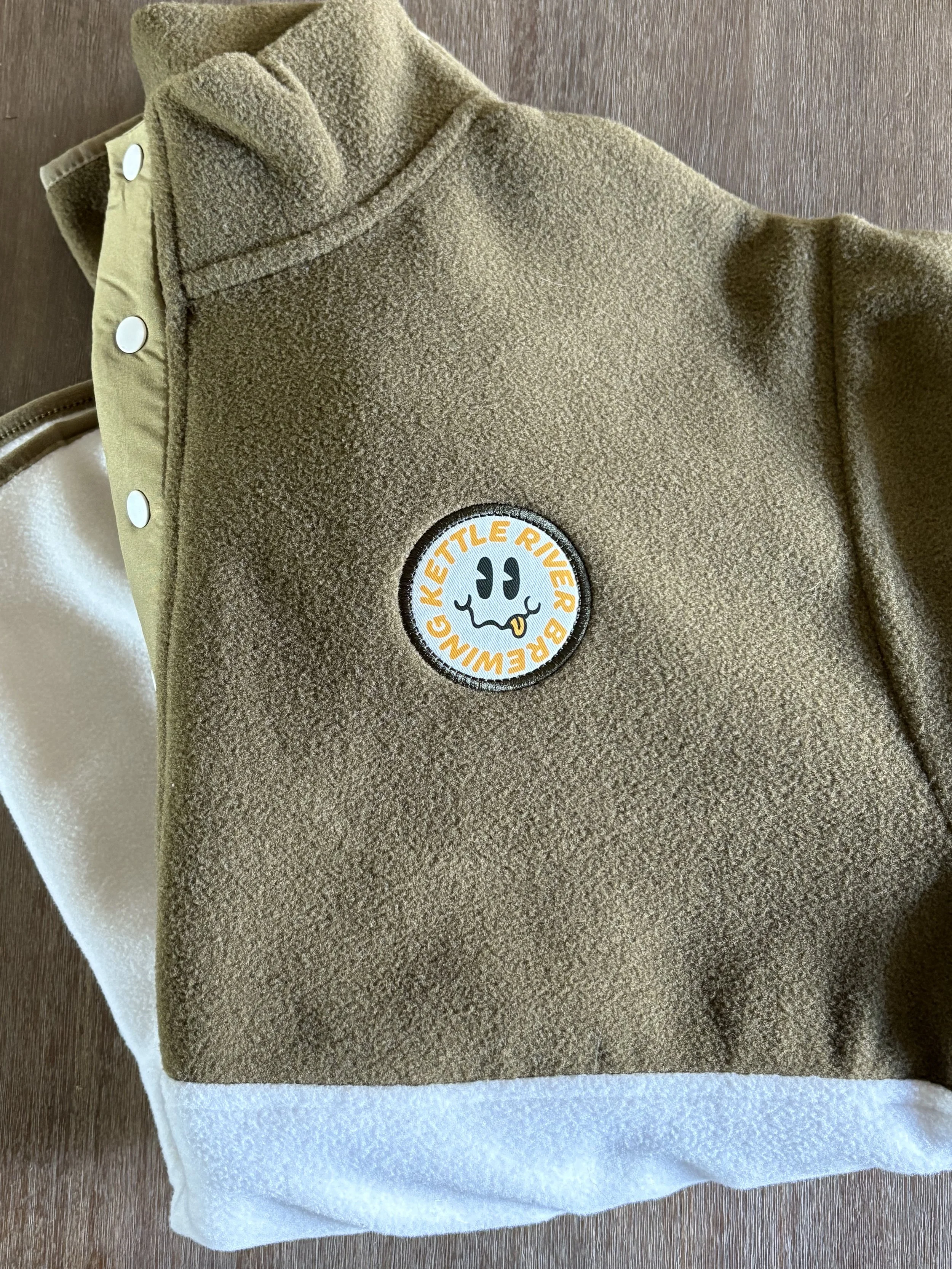 Colourblock 1/4 Button Fleece - Kettle River Brewing Co.